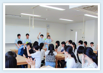 学生と交流会